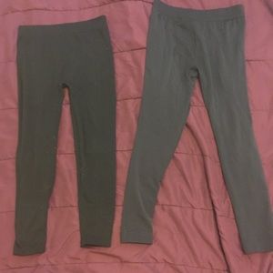 2 Pair Fleece Lined Leggings